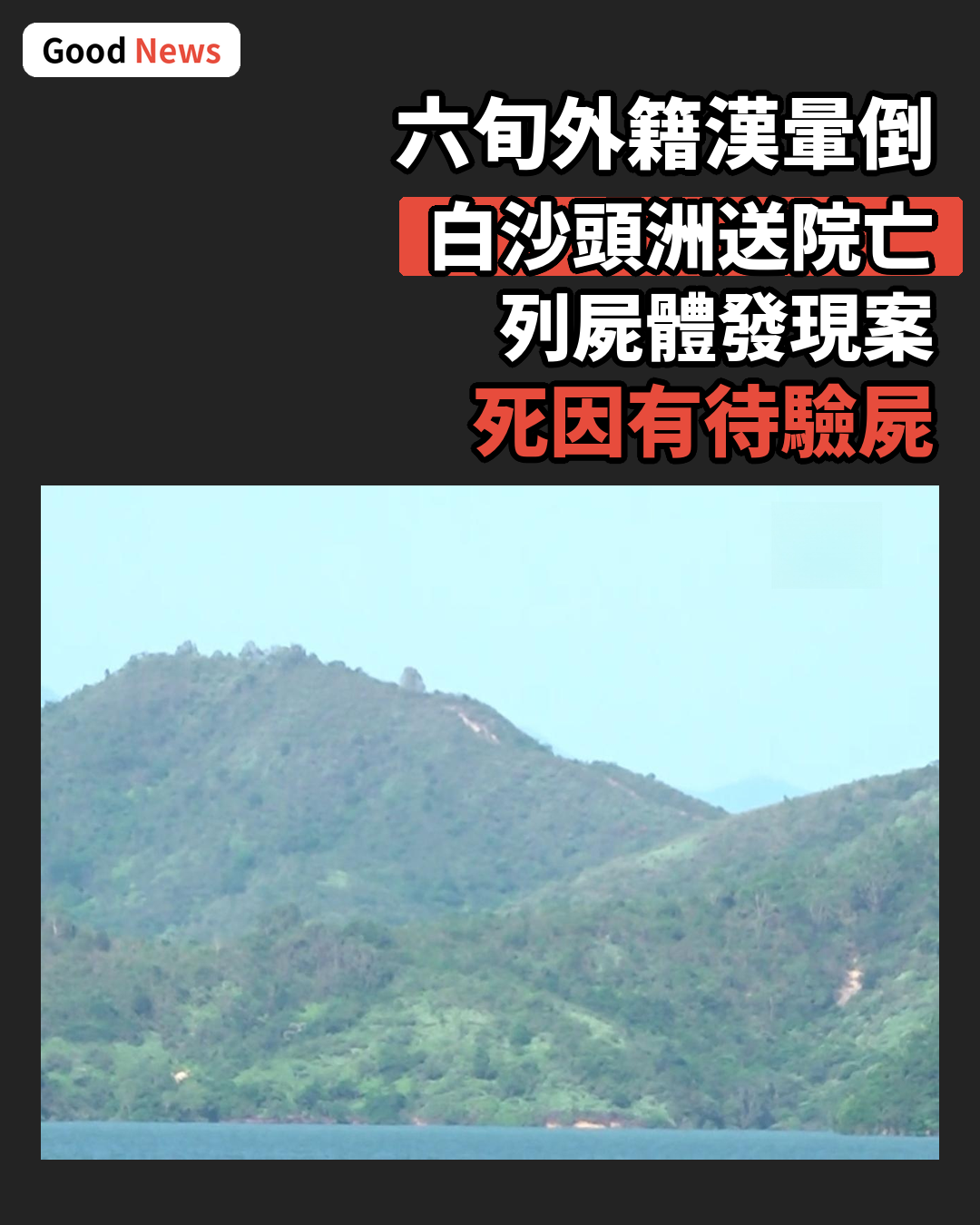 六旬外籍漢大埔白沙頭洲暈倒 送院不治