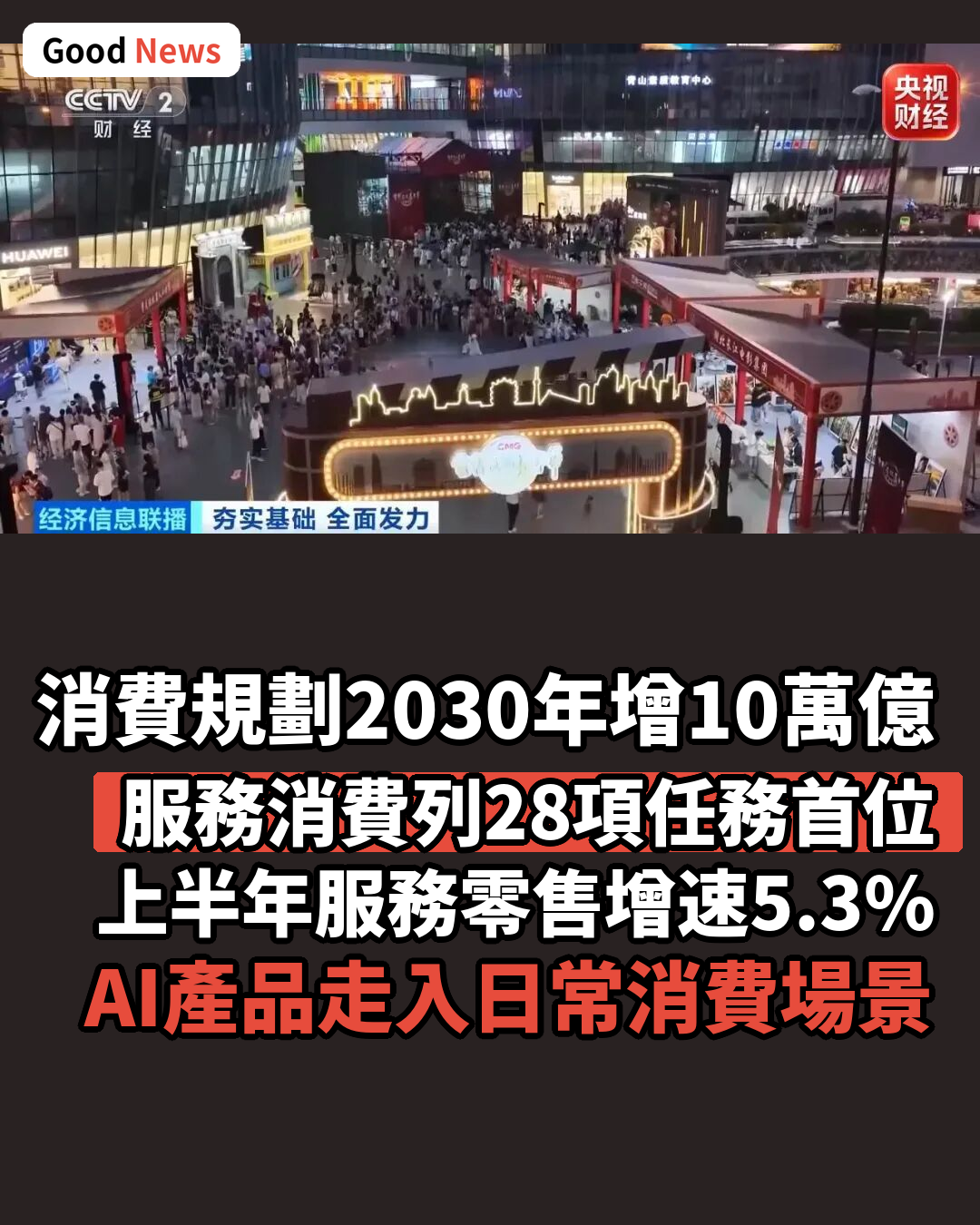 60萬億消費大市場 服務消費成增長核心