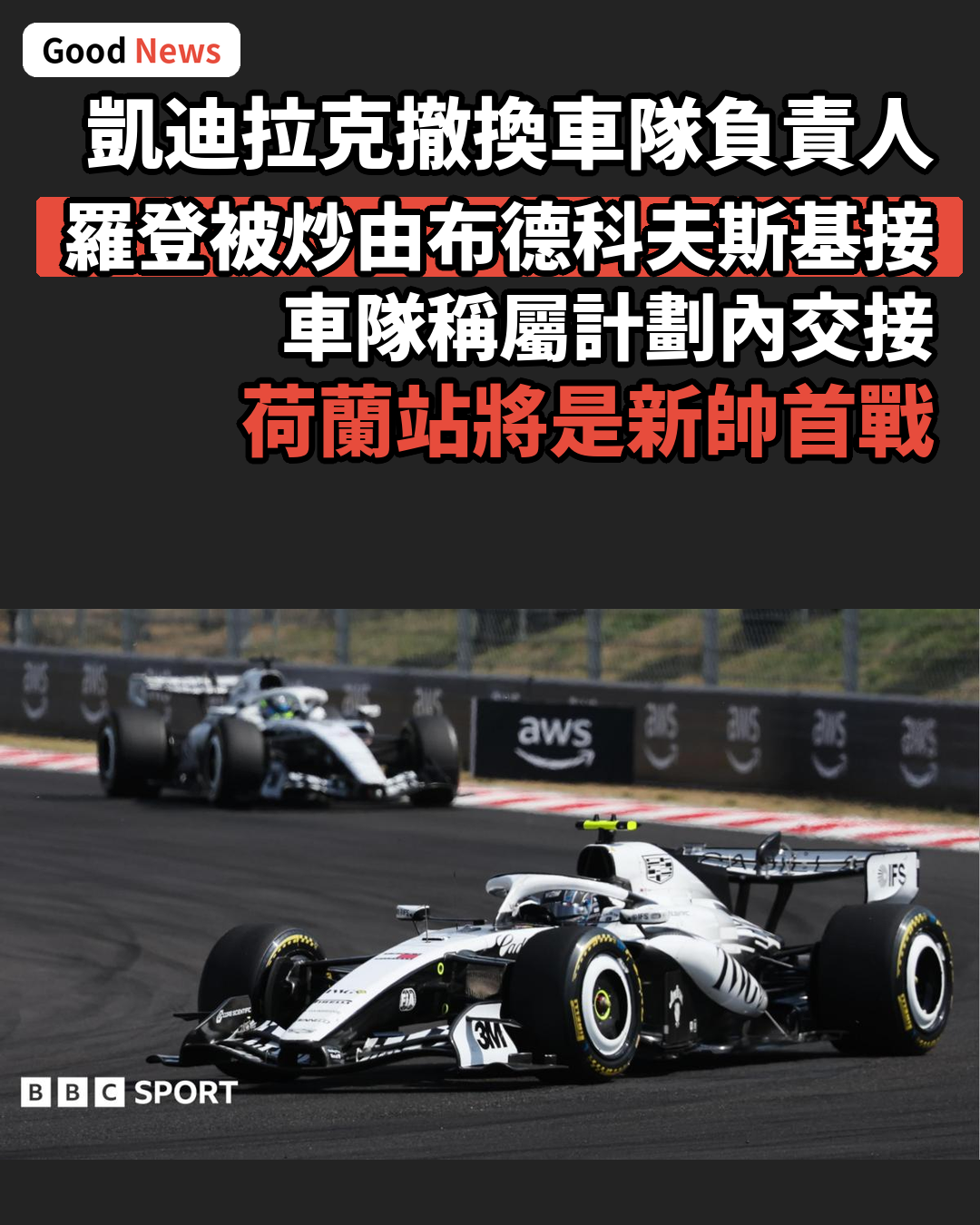 凱迪拉克炒車隊負責人羅登 布德科夫斯基接任