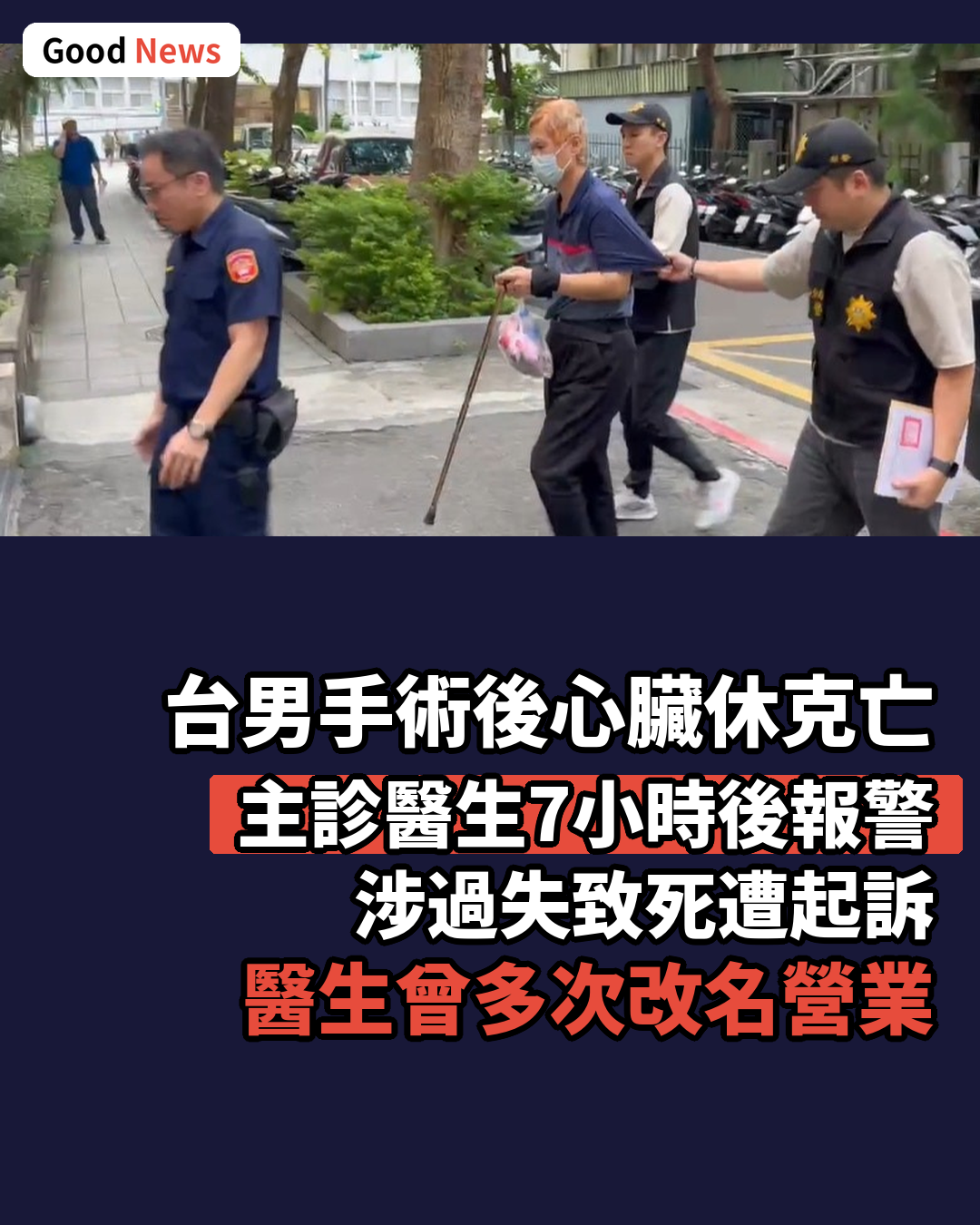 台男陰莖增大手術後身亡 主診醫生涉過失致死遭起訴