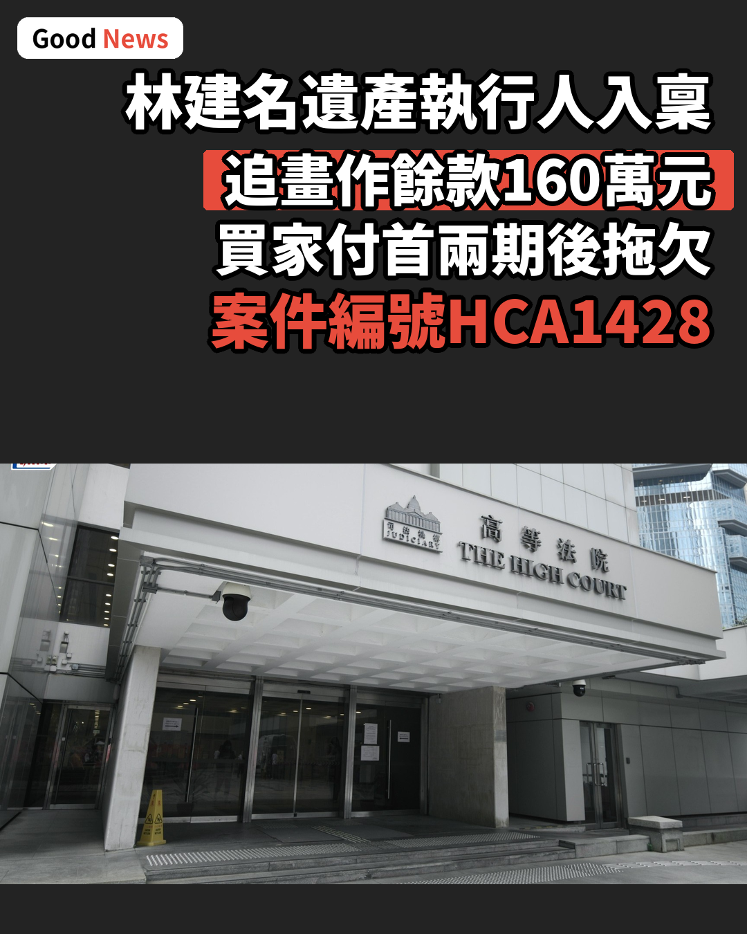 林建名遺產執行人入稟追畫作餘款160萬