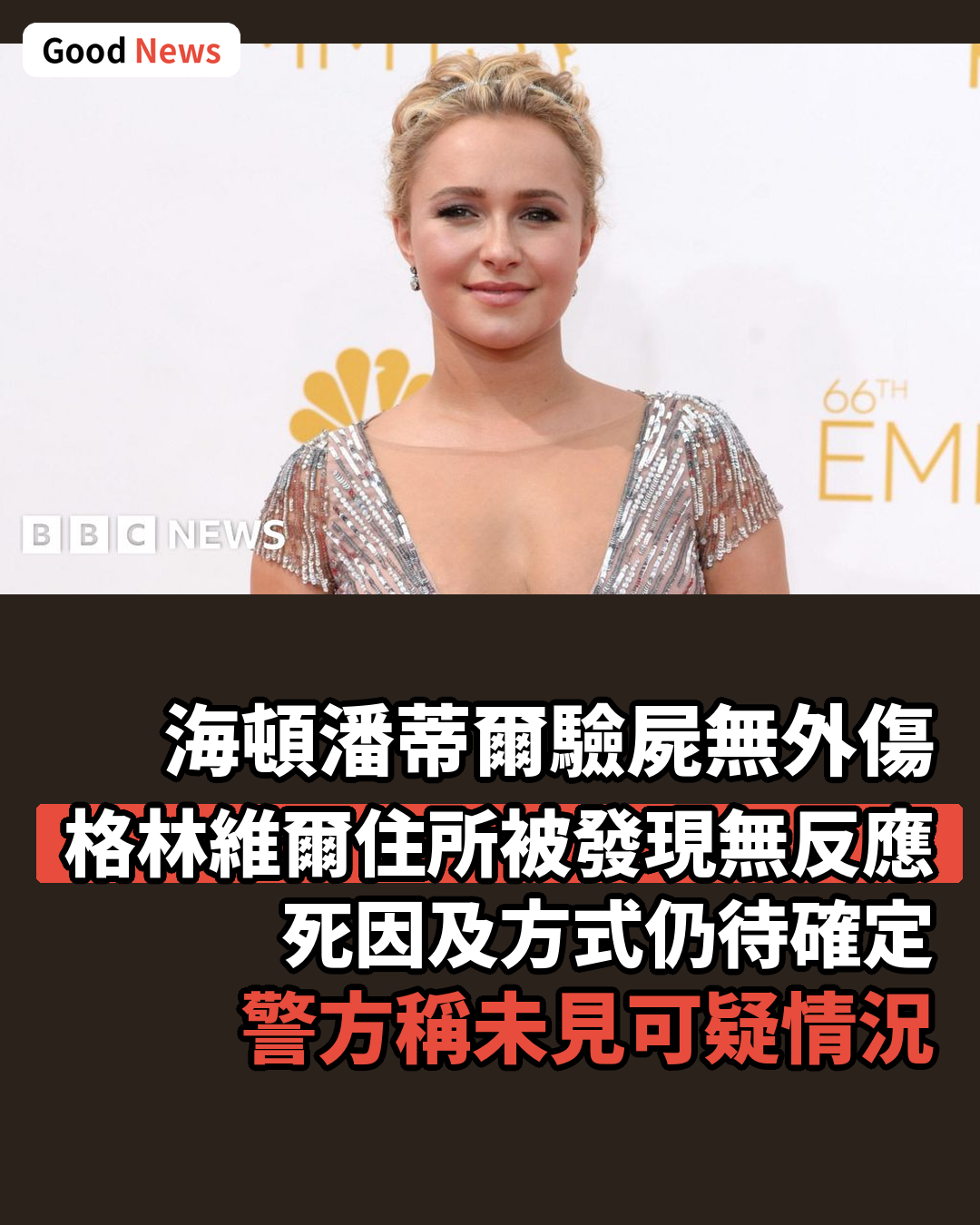 驗屍指潘蒂爾無外傷 死因仍待查