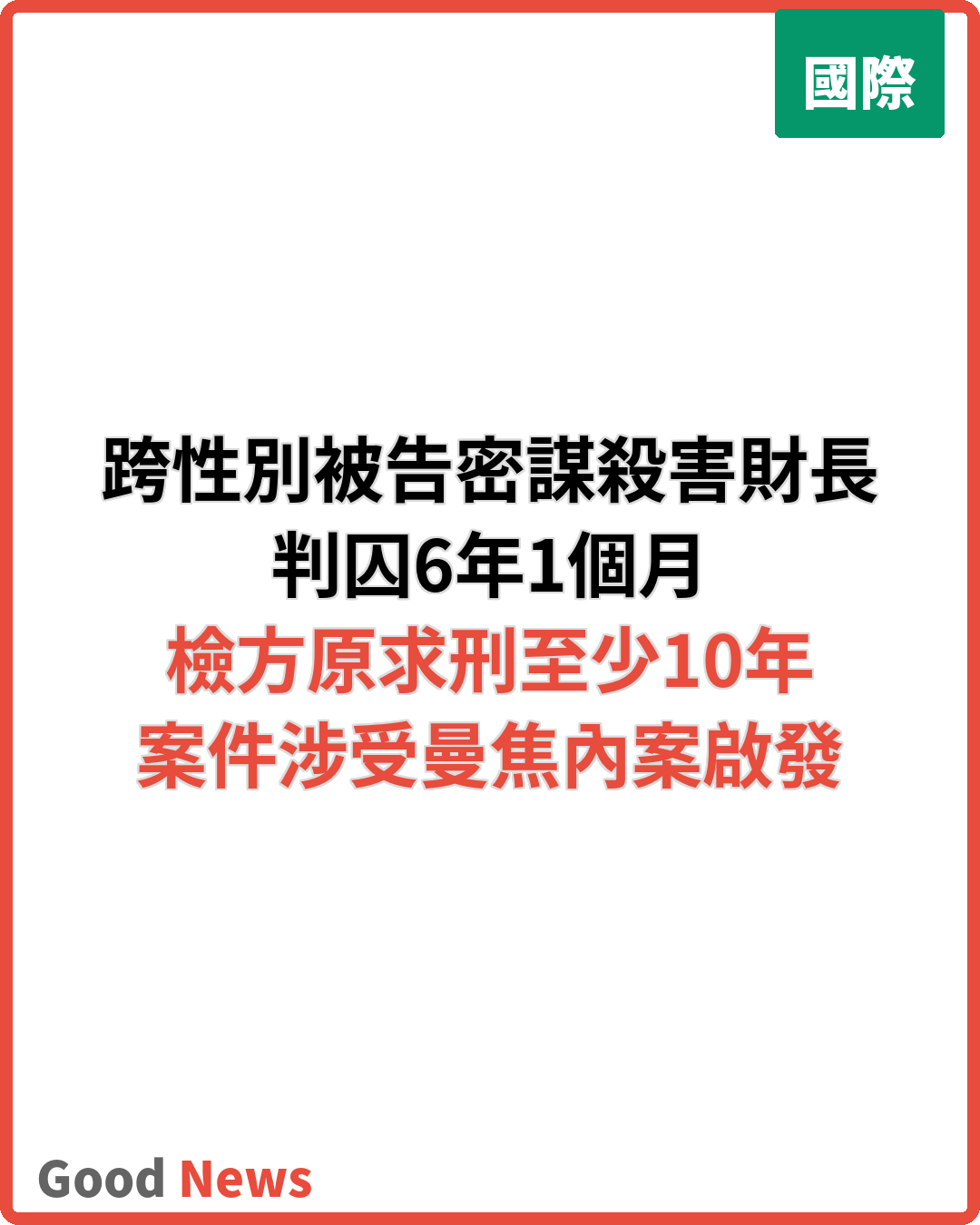 跨性別被告密謀刺殺財長貝森特判囚逾6年